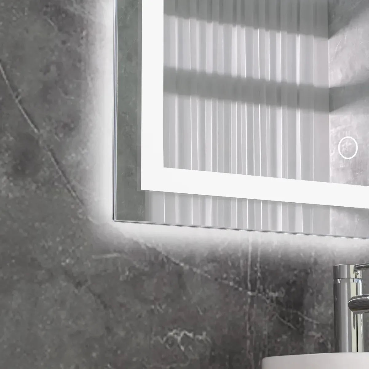 Espejo LED Rectangular con Desempañante 60x40 cm