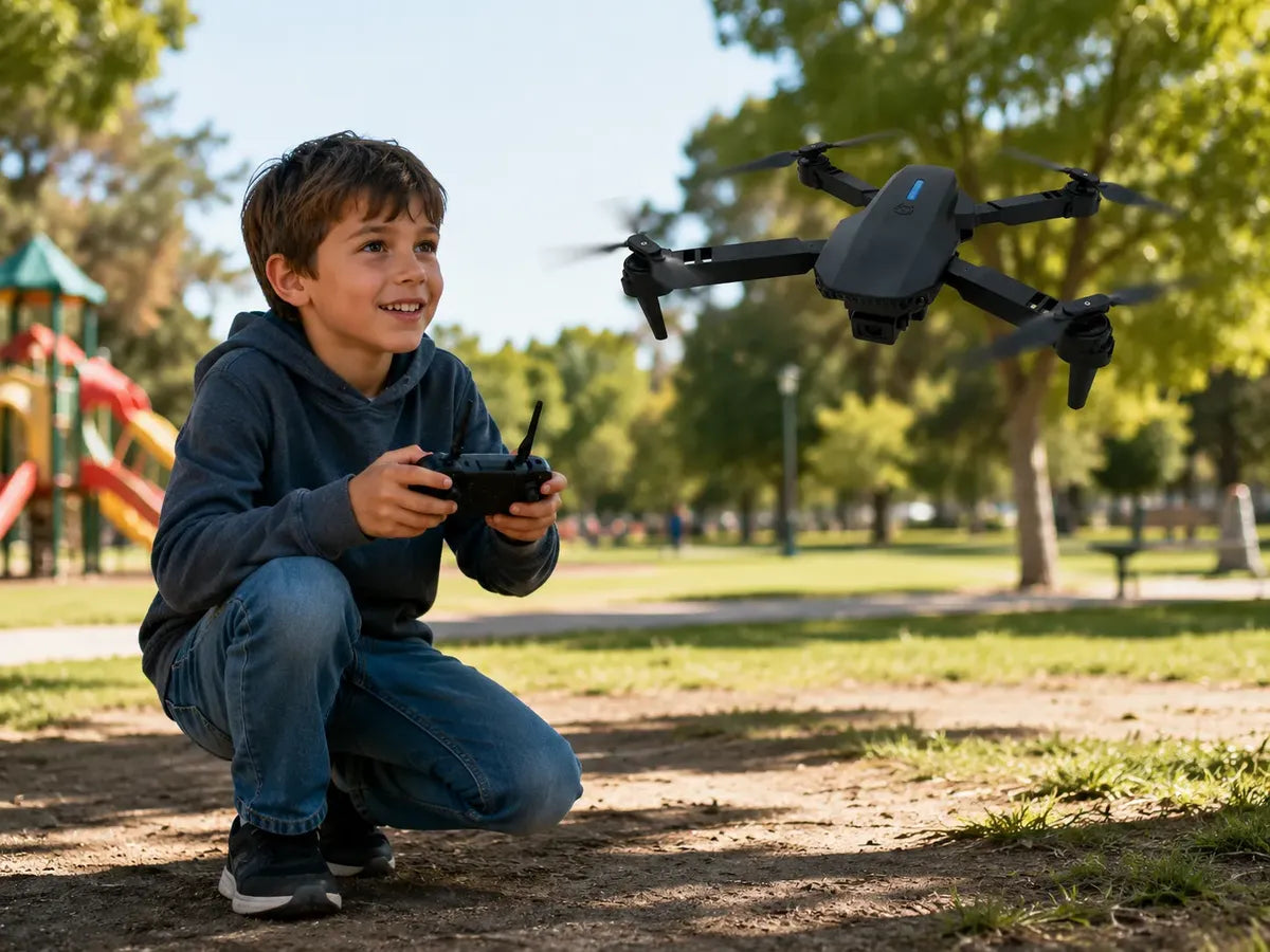 Drone Plegable E88 con Estabilizador de Vuelo