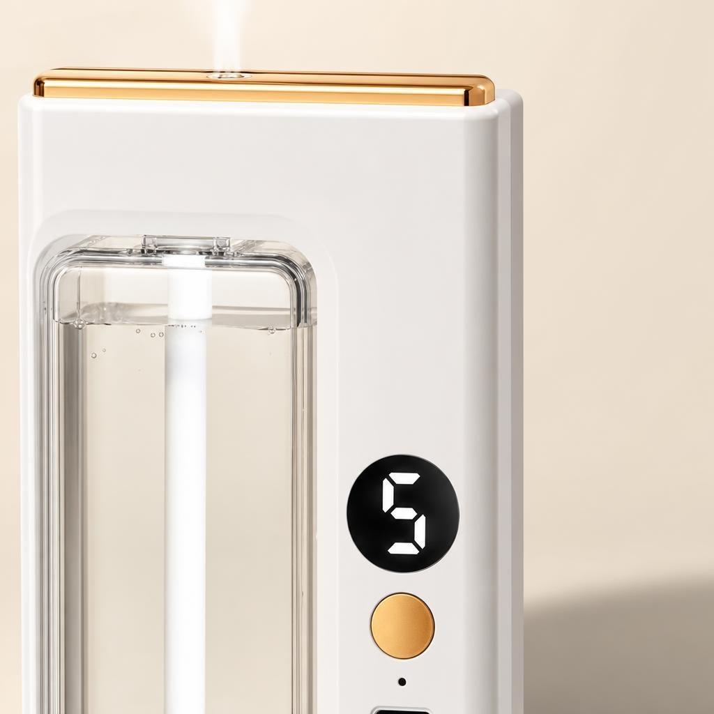 Perfumador, detalle de controles