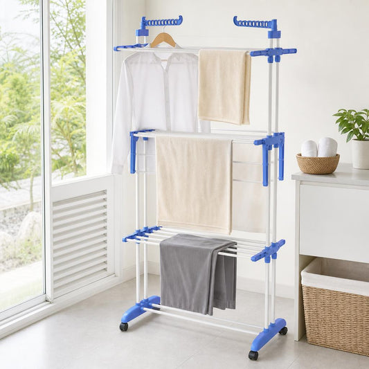 Tendedero de Ropa Vertical Plegable de 3 Niveles - foto principal